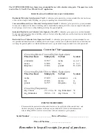 Preview for 2 page of GTO SW-3000XL Installation Manual