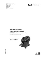 Предварительный просмотр 1 страницы GTPro VC 320 Instruction Manual