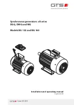 GTS BG 132 Installation And Operating Manual preview