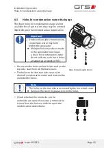 Предварительный просмотр 35 страницы GTS BG 132 Installation And Operating Manual