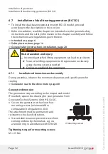 Предварительный просмотр 52 страницы GTS BG 132 Installation And Operating Manual