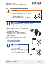 Предварительный просмотр 55 страницы GTS BG 132 Installation And Operating Manual