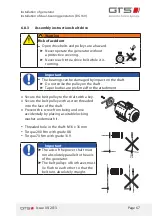 Предварительный просмотр 67 страницы GTS BG 132 Installation And Operating Manual