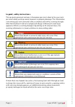 Preview for 2 page of GTS DWG (BL) 13/7-2 ZE Installation And Operating Manual