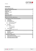 Preview for 3 page of GTS DWG (BL) 13/7-2 ZE Installation And Operating Manual