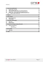 Preview for 5 page of GTS DWG (BL) 13/7-2 ZE Installation And Operating Manual