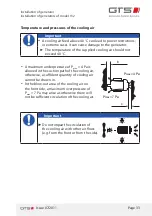 Preview for 33 page of GTS DWG (BL) 13/7-2 ZE Installation And Operating Manual