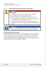 Preview for 34 page of GTS DWG (BL) 13/7-2 ZE Installation And Operating Manual