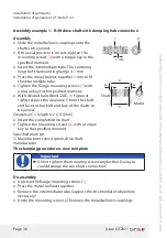 Preview for 36 page of GTS DWG (BL) 13/7-2 ZE Installation And Operating Manual