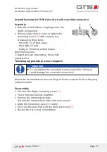 Preview for 37 page of GTS DWG (BL) 13/7-2 ZE Installation And Operating Manual