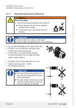 Preview for 40 page of GTS DWG (BL) 13/7-2 ZE Installation And Operating Manual