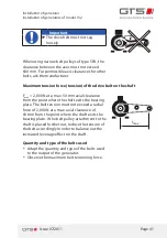 Preview for 41 page of GTS DWG (BL) 13/7-2 ZE Installation And Operating Manual