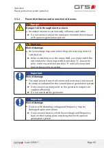 Preview for 65 page of GTS DWG (BL) 13/7-2 ZE Installation And Operating Manual