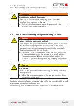 Preview for 77 page of GTS DWG (BL) 13/7-2 ZE Installation And Operating Manual