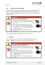 Preview for 79 page of GTS DWG (BL) 13/7-2 ZE Installation And Operating Manual