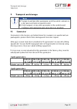 Preview for 81 page of GTS DWG (BL) 13/7-2 ZE Installation And Operating Manual