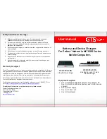 Preview for 1 page of GTS HCH-3206-CHG User Manual