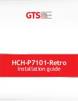 Preview for 1 page of GTS HCH-P7101-Retro Installation Manual