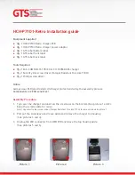 Preview for 2 page of GTS HCH-P7101-Retro Installation Manual