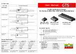 GTS HCH-XL1-CHG User Manual preview