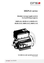 Preview for 1 page of GTS iMAPLA 13 Installation And Operating Manual