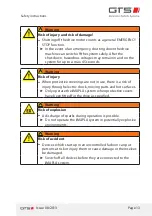 Preview for 13 page of GTS iMAPLA 13 Installation And Operating Manual