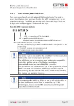 Preview for 57 page of GTS iMAPLA 13 Installation And Operating Manual