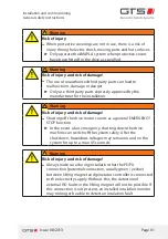 Preview for 61 page of GTS iMAPLA 13 Installation And Operating Manual