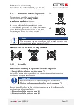 Preview for 71 page of GTS iMAPLA 13 Installation And Operating Manual