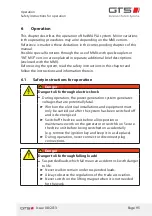 Preview for 95 page of GTS iMAPLA 13 Installation And Operating Manual