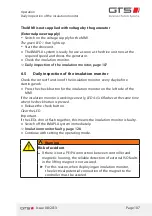 Preview for 107 page of GTS iMAPLA 13 Installation And Operating Manual