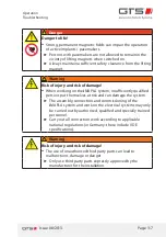 Preview for 117 page of GTS iMAPLA 13 Installation And Operating Manual