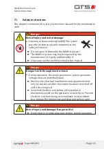 Preview for 135 page of GTS iMAPLA 13 Installation And Operating Manual