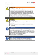 Preview for 137 page of GTS iMAPLA 13 Installation And Operating Manual