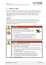 Preview for 141 page of GTS iMAPLA 13 Installation And Operating Manual