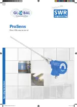 Preview for 1 page of GTS SWR ENGINEERING ProSens Operating Instructions Manual