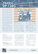 GTS Yealink SIP-T38G Quick Start Manual preview