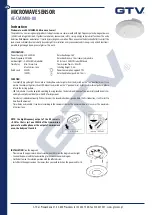 Preview for 3 page of GTV AE-CM3M00-00 Manual