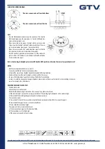 Preview for 4 page of GTV AE-CM3M00-00 Manual