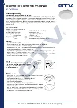 Preview for 5 page of GTV AE-CM3M00-00 Manual