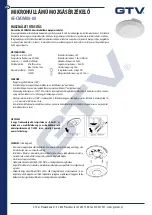 Preview for 13 page of GTV AE-CM3M00-00 Manual