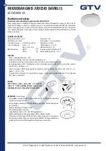 Preview for 15 page of GTV AE-CM3M00-00 Manual