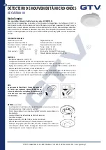 Preview for 17 page of GTV AE-CM3M00-00 Manual