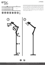 GTV ARTEMIA LP-ART-F-E27-10-DEC Assembly Instruction Manual preview