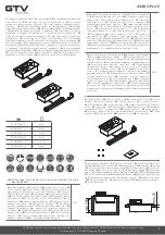 GTV AVARO PLUS Manual предпросмотр