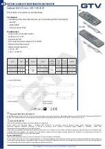 GTV LD-ZASSLC06W-30 Operating Manual preview