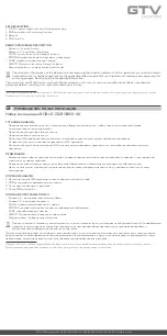 Preview for 2 page of GTV LD-ZL5RGB150-00 User Manual