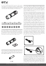 Предварительный просмотр 1 страницы GTV LT-LB3WT4-60 Quick Start Manual