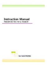 Preview for 1 page of GU Electronic PEUGEOT2017 RCC TD Instruction Manual