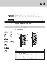 Preview for 5 page of GU BKS B-2156 Series Operating Instructions Manual